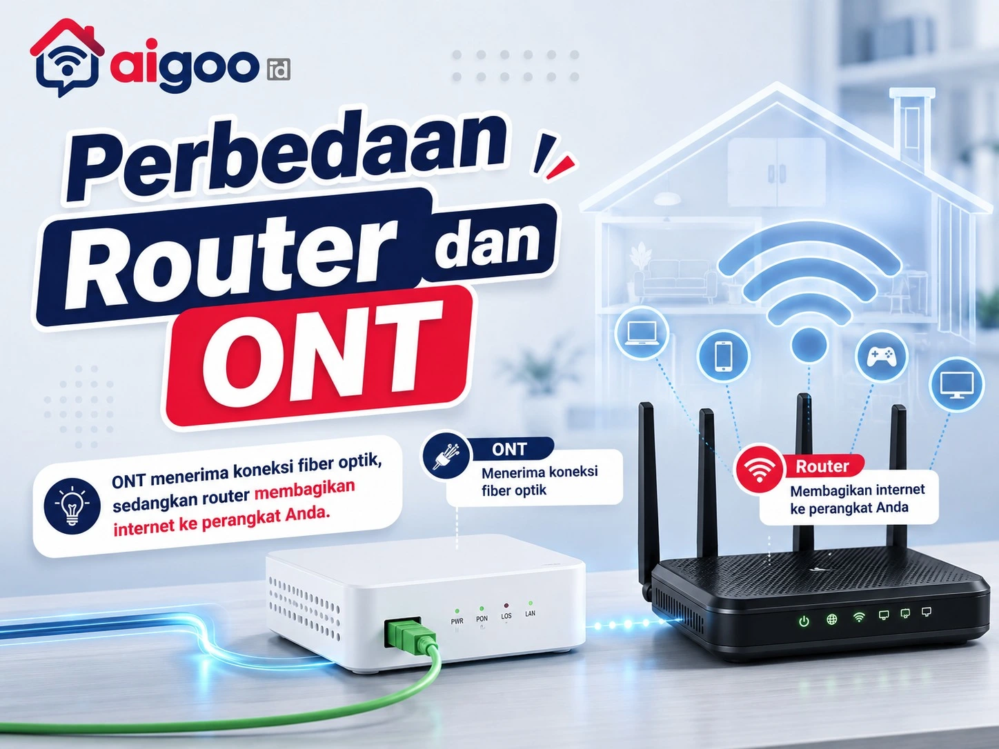 Perbedaan Router dan ONT, Jangan Sampai Salah Paham! 